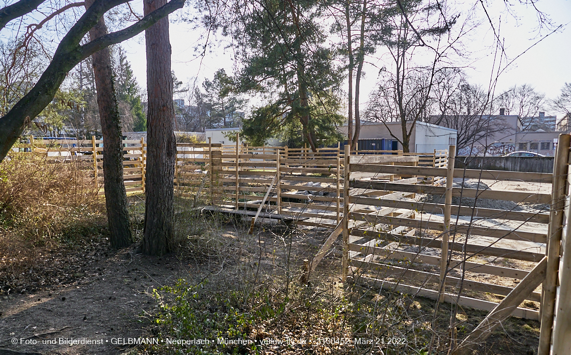 21.03.2022 - Baustelle am Haus für Kinder in Neuperlach